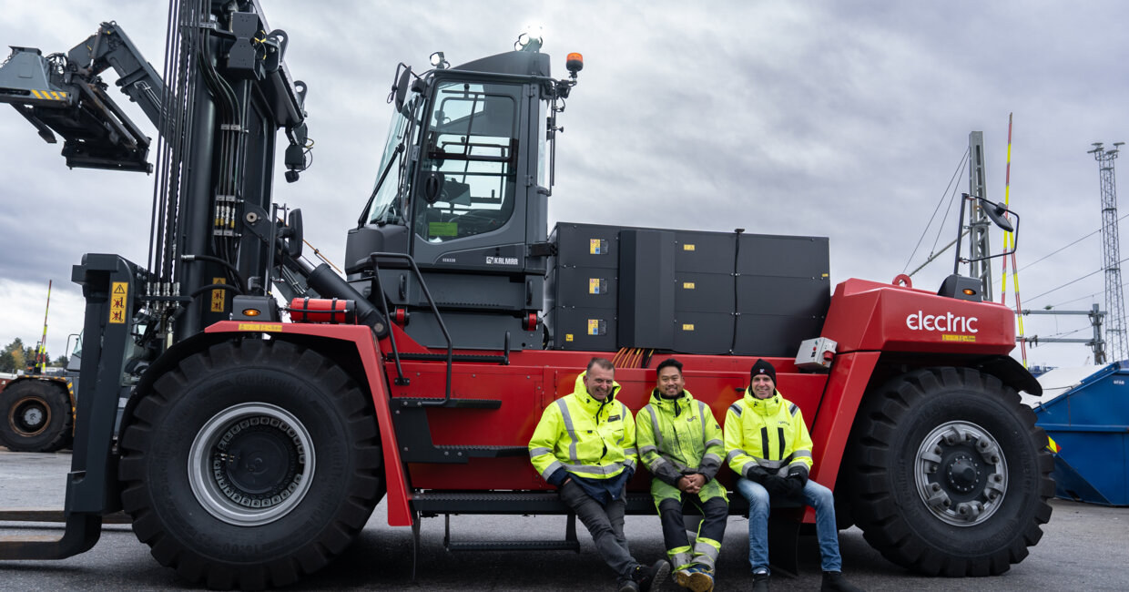 True will to go green: Norway’s leading rail freight operator CargoNet chooses Kalmar Heavy Electric Forklift